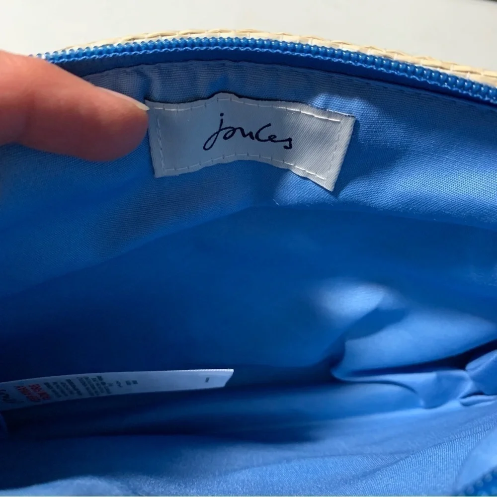 New Joules Oops A Daisy Summer Cosmetic Bag Brown BNWT
